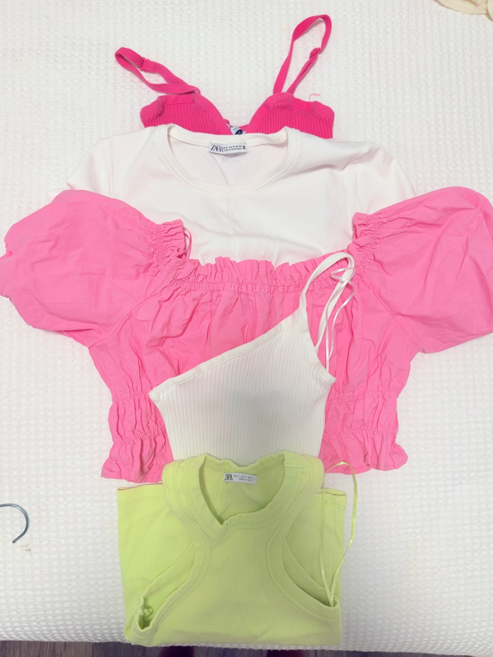 Zara Set of 5 Women Crop Tops